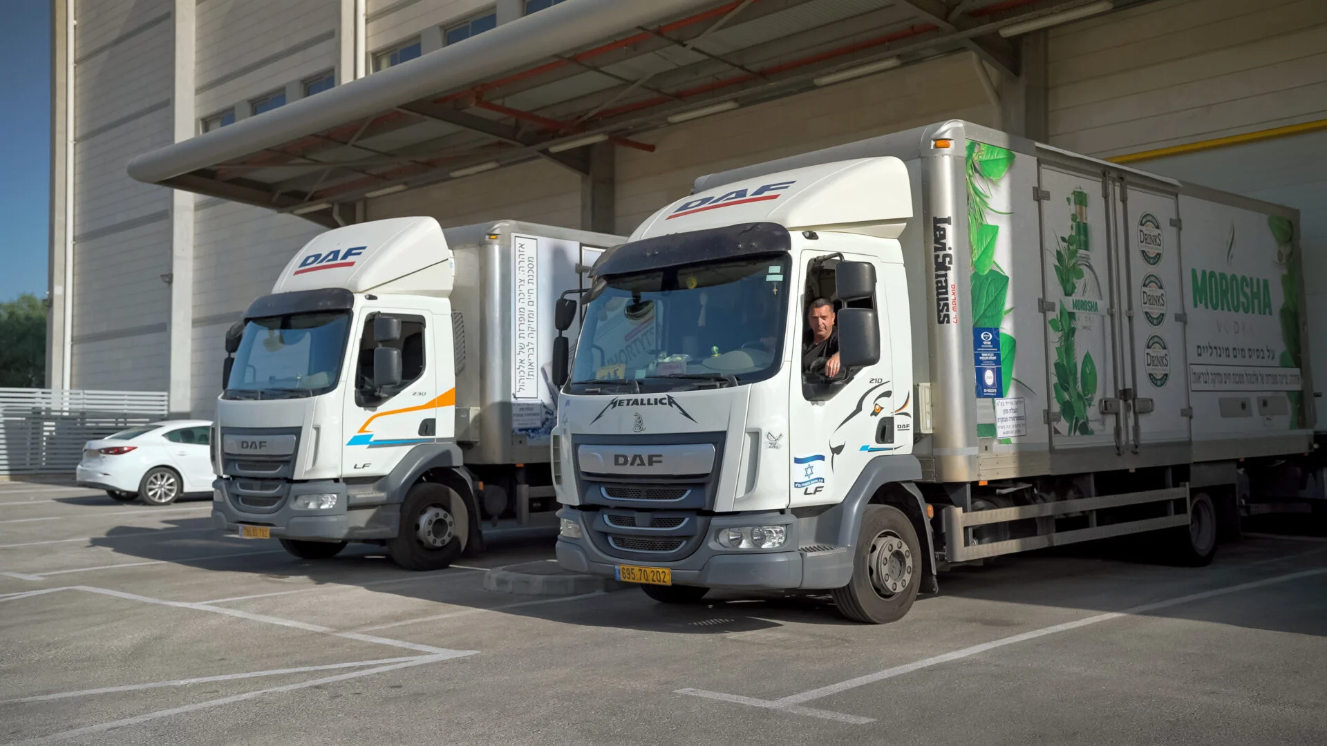 Delivery trucks